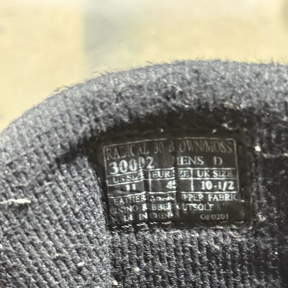 Danner Radical 30002 Leather/Mesh Hiking Boot Shoes Brown Moss Men’s 11D - Picture 11 of 12